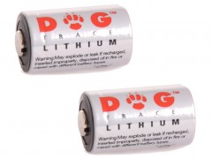 2x Lithium battery CR2 3V