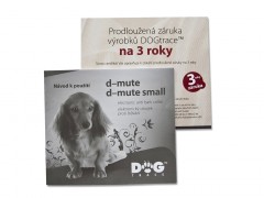 Elektronický obojek proti štěkání d‑mute small (prodloužená záruka 3 roky)