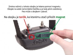 Elektronický obojek proti štěkání d‑mute small (6)
