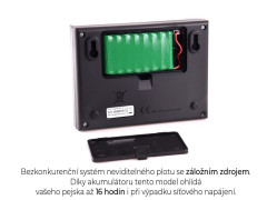 Neviditelný plot d-fence 2002 (detail na záložní baterii)
